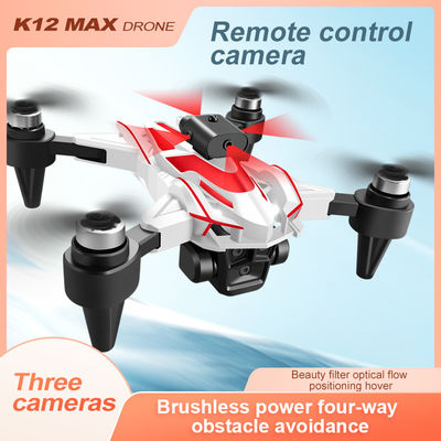 2.4G Frequenza K12 Max Drone Wifi FPV RC Drone con controllo remoto Video Quadcopter giocattolo e tre Pro 4K HD Camera