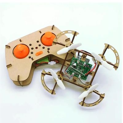 Costruire e imparare Diy Costruzione in legno Drone Quadcopter Assemblare Rc Drones Kit Set Toy Educazione Per gli studenti che insegnano ai bambini