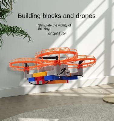 Drone a doppia forma con assemblaggio di blocchi di costruzione a 360 gradi