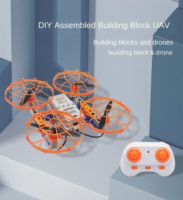 Drone a doppia forma con assemblaggio di blocchi di costruzione a 360 gradi