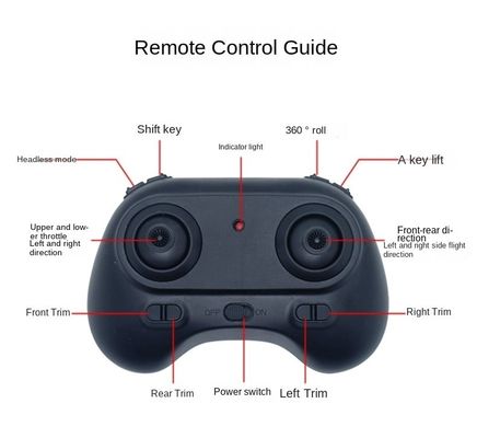 Gamma di controllo del drone con telecomando Dwi Dowellin 18 * 25 * 5 cm 100 M