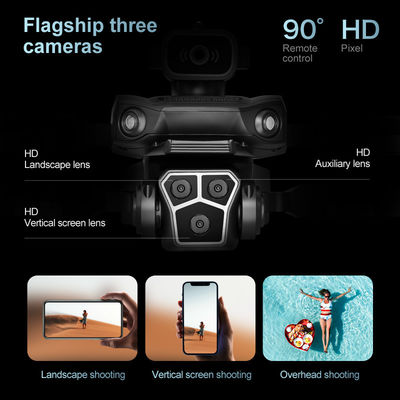 Quadcopter pieghevole Rc Dron M1s Mini Drone 5g Wifi Fpv 4k Evitare gli ostacoli con doppia fotocamera