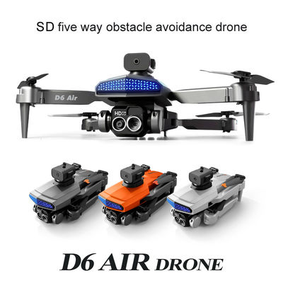D6 Air Mini Drone Professional 4k HD Camera Quadcopter con Design pieghevole Evitamento ostacoli e controllo remoto