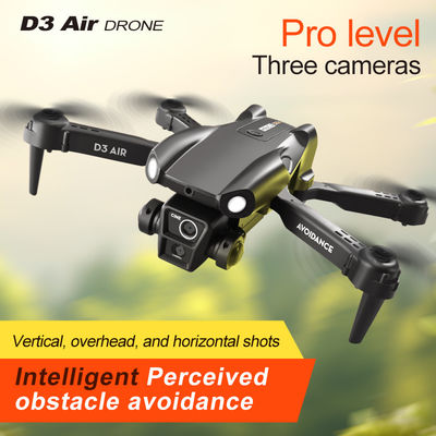 2024 D3 Air Drone LED Light 360 gradi Tumbling Headless Mode Posizionamento del flusso ottico Drone RC pieghevole per principianti