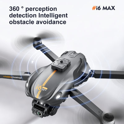 I6 Max Evitazione degli ostacoli Notte 4k Doppia telecamera Aereo Fpv Drone senza spazzola Motore resistente al vento Flusso ottico Rc Quadcopter
