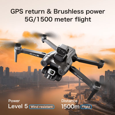 Controllo remoto I8 Max Drone 25 minuti Tempo di volo 1,5 km gamma doppia fotocamera GPS e Smart Return per i droni principianti