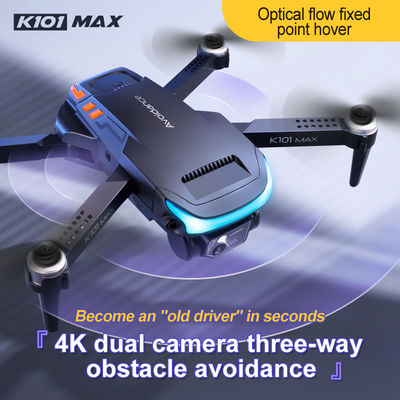 Plastica Nero Grigio K101 Max Drone 4k Camera Flusso Ottico Evitare gli ostacoli Drone Con HD Camera