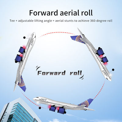 Aereo RC elettrico A380 747 Modalità facile da volare Stunt Roll 2.4GHz Remote Control Glider per e batterie incluse