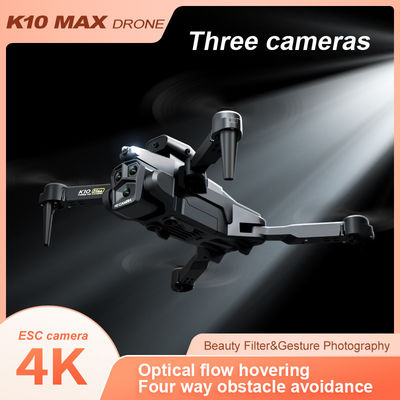 Drone a flusso ottico con tripla fotocamera 4k Wifi Fpv Stabilizzatore per fotocamere per principianti Evitazione degli ostacoli RC Quadcopter 2.4G