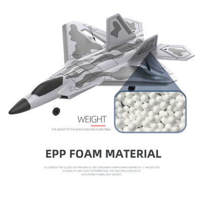 F22 Rtf Epp Foam Jet Aeroplano Controllo remoto Rc Aereo da combattimento Giocattolo Distanza di età da 8 a 13 anni Distanza di controllo Circa 200 metri