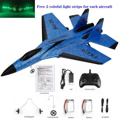 FX620 2.4GHz 2-Channel Foam RC Plane Modello Glider RC Jet Airplane con tempo di ricarica di 60 minuti e batteria da 3,7V 150mAh