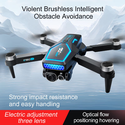 S180 Rc Drone senza spazzole Hd Regolazione elettrica Fotografia aerea Wifi Flusso ottico 4 assi Evitazione degli ostacoli aerei per principianti