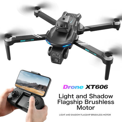 Drone Tipo Xt606 Aeroplano 2.4g Wifi Fpv Trasmissione in tempo reale Drone senza spazzola 4k Pro 100m App Control Un tasto di decollo Atterraggio
