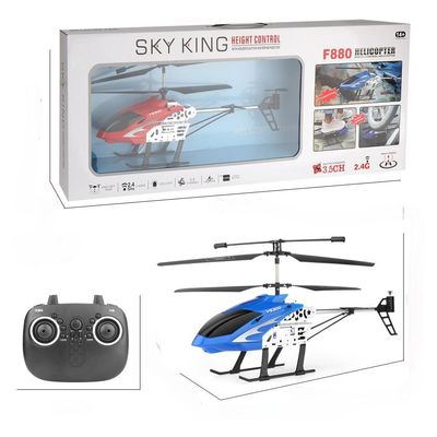 Istruzione per principianti Formazione STEAM HUGTEC F880 Elicottero giocattolo a 3,5 canali Elicottero a controllo remoto 2.4G Elicottero Mini Rc Elicottero