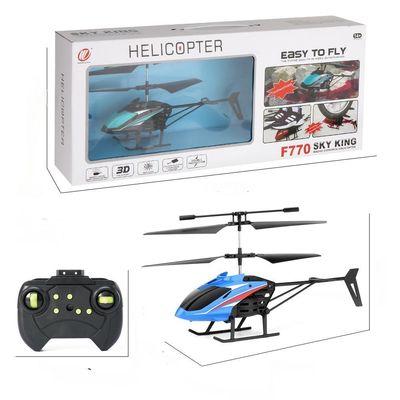F770 Elicottero giocattolo di controllo di precisione prestazioni di volo stabili e capacità di stunt 3D Flip Singolo pacchetto Dimensioni 44X8.8X18 CM
