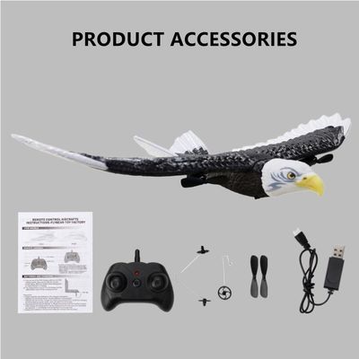405mm Simulation Wingspan Flying Eagle Aircraft 2.4g Piano di controllo radio per il divertimento