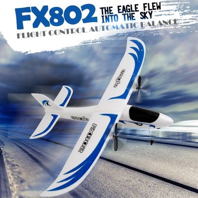 Super Glider Fx802 2.4g 2ch Epp Foam Remote Controlled Glider Model Ready to Go per il livello di abilità dell'operatore intermedio
