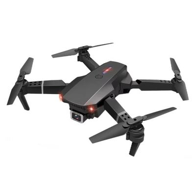 Drone per principianti E88 Pro con angolazione della fotocamera regolabile e pianificazione del percorso multipunto supportato da batteria del controller 3XAA