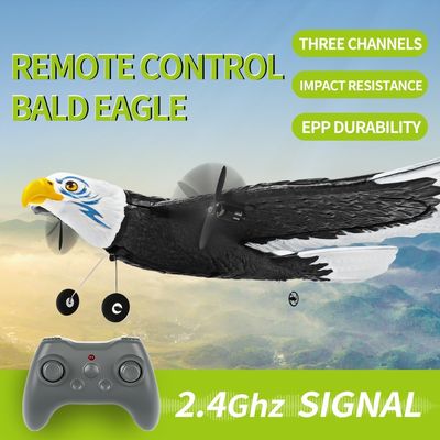 Caratteristiche RTF 3ch Epp Foam Rc Simulation Wingspan Bald Eagle 2.4g Rc Glider Aeroplano giocattoli con 14 anni e più Age Range