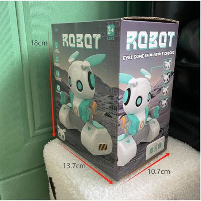 Robot didattici HUGTEC S024 Robot giocattolo Gestore a controllo remoto STEM 3 Musica plastica Funzione luce Automatica per unisex