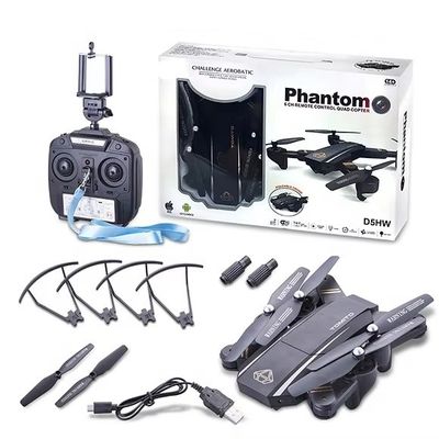 D5Hw Hot Products Drone Alta popolarità Motore senza spazzole Drone Fotocamera Wi-Fi Tecnologia di comunicazione wireless 45X45X8 Dimensione