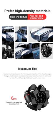 M2D Remote Control Rolling Stunt Auto a doppio lato Rotation Charging Light Drift Auto da corsa per bambini giocattoli Funzioni Wi-Fi