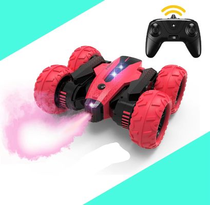S-015 4wd 360 gradi di rotazione Mini Rc Stunt Car 2.4ghz telecomando Rc Auto elettrico giocattolo Rc Spray Roll Drift Auto per bambini regali