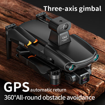 S808 Drone 360 Evitazione degli ostacoli senza spazzole Tre assi Eis Anti-tremazione Ptz 8k Fotografia aerea ultra-chiara Gps Rc Aeromobili