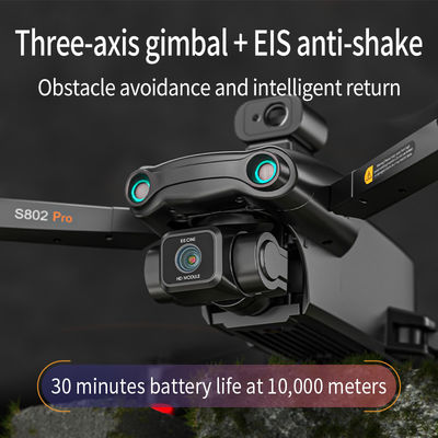 S808 Drone 360 Evitazione degli ostacoli senza spazzole Tre assi Eis Anti-tremazione Ptz 8k Fotografia aerea ultra-chiara Gps Rc Aeromobili
