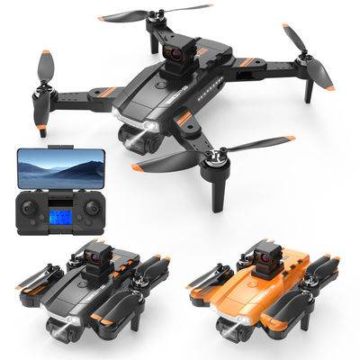 Fotocamera HD e fotografia aerea HD Quadcopter Remote Control S1 Laser senza spazzola Evitare gli ostacoli Drone Nero Arancio