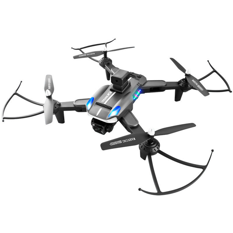 20 minuti Tempo massimo di volo Legato di alluminio K8 Drone con localizzazione ottica del flusso 4K e evitazione degli ostacoli elettrici