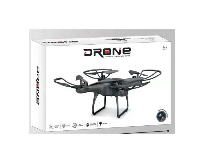 Dimensione cartone 66X47X61 NERO Gioco creativo Aeromobile giocattolo a distanza Drone Aeromobile per divertimento multiplayer