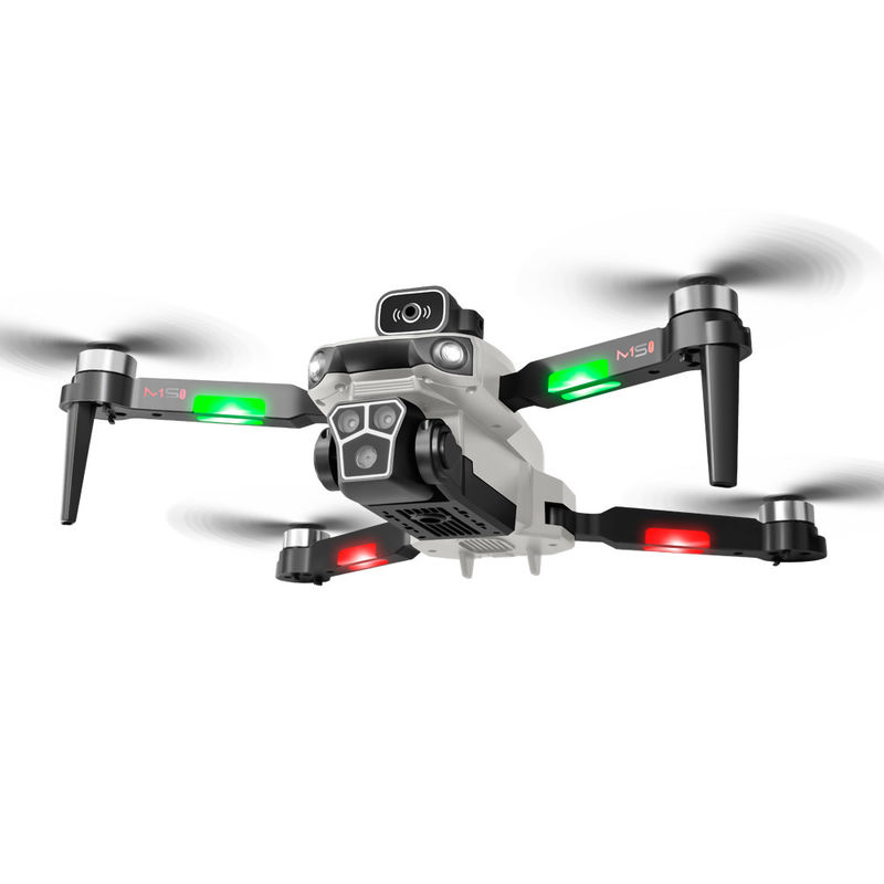 Quadcopter pieghevole Rc Dron M1s Mini Drone 5g Wifi Fpv 4k Evitare gli ostacoli con doppia fotocamera