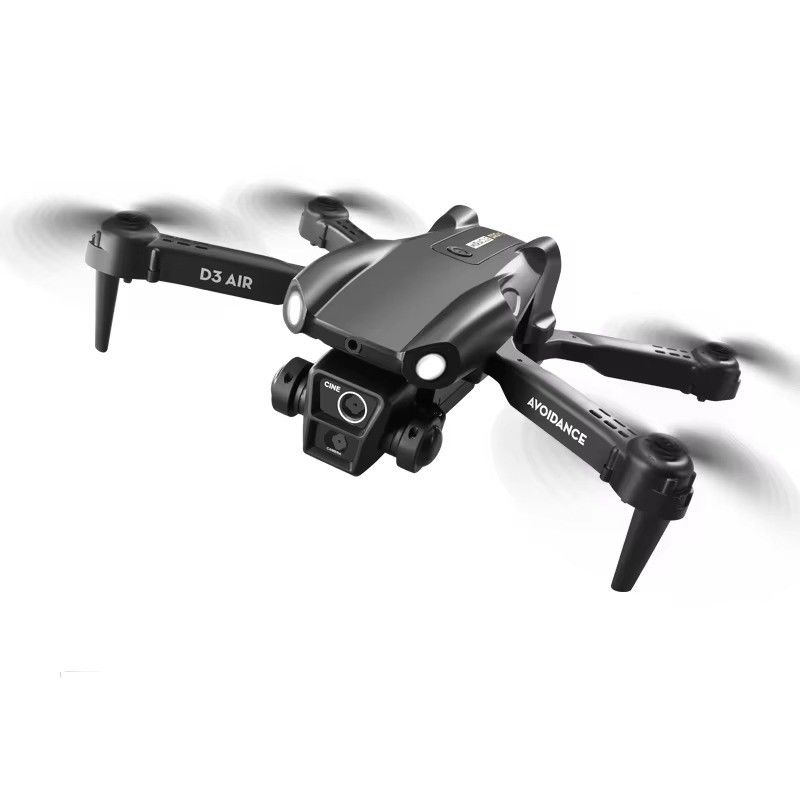 2024 D3 Air Drone LED Light 360 gradi Tumbling Headless Mode Posizionamento del flusso ottico Drone RC pieghevole per principianti