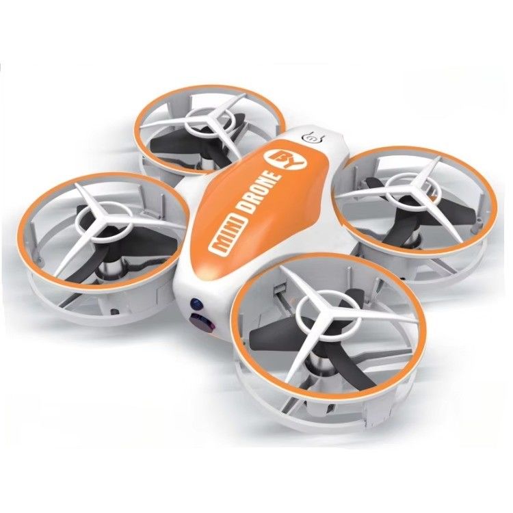 Mini aereo giocattolo a controllo remoto con rotazione a 360 gradi e luci a led Stato di assemblaggio pronto a partire X11 ARANCIO