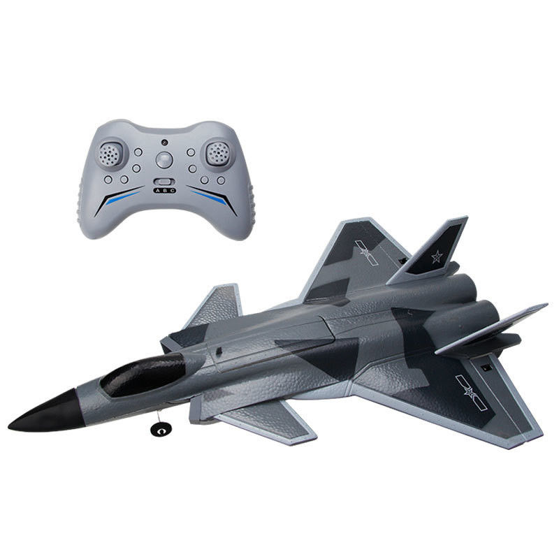 Unisex 2.4G 4-Channel 6-Axis Gyro EPP Foam J20 RC Glider Aeroplano ad ala fissa Remote Control Outdoor RC Aereo Aeroplano Giocattoli