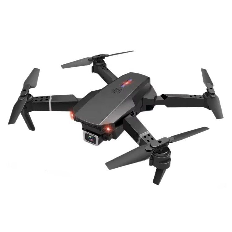 Drone per principianti E88 Pro con angolazione della fotocamera regolabile e pianificazione del percorso multipunto supportato da batteria del controller 3XAA