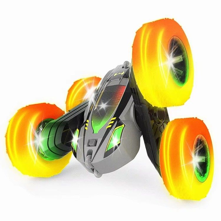 Stato di assemblaggio Preparato per andare Alta velocità controllo remoto Tumbling Stunt Car con doppio lato colore di design