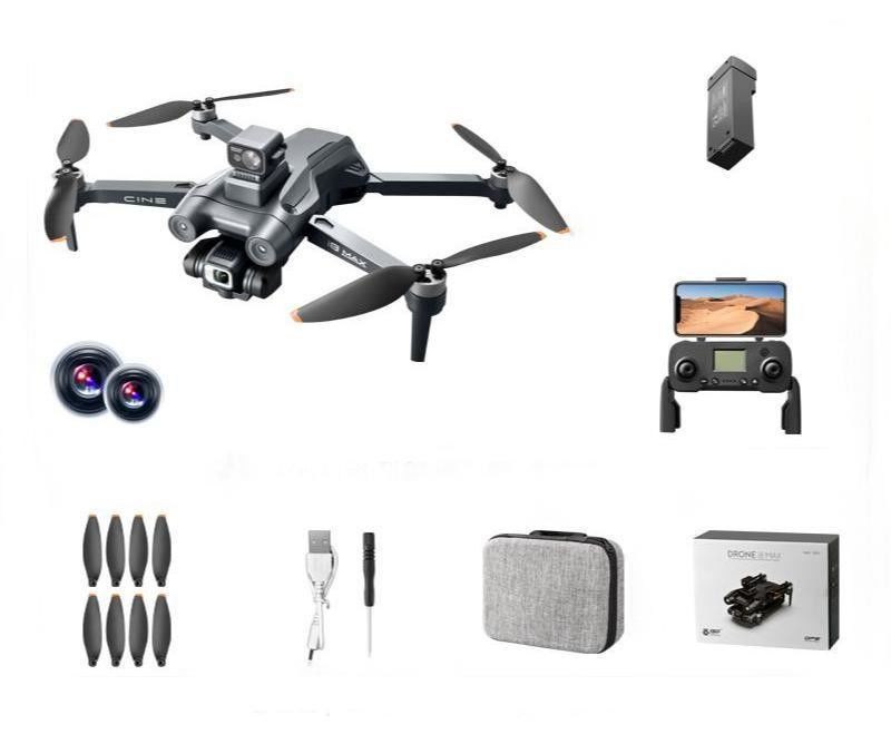 I8 Max 360 Laser Obstacle Avoidance Automatic Homing Remote Control Nero Motor Brushless Rc Drone Con Fotocamera 4k HD