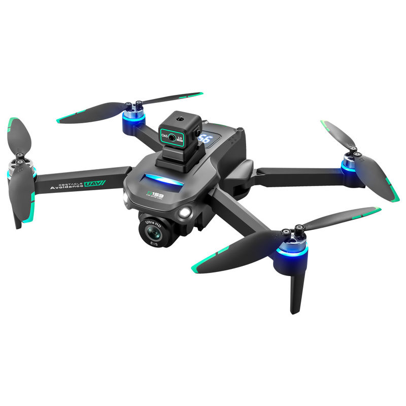 Plastica S159 5g Wifi Fpv Gps Quadcopter Drone 4khd doppie telecamere 25 minuti resistenza Evitazione ostacoli LED grande schermo telecomando Rc Drone